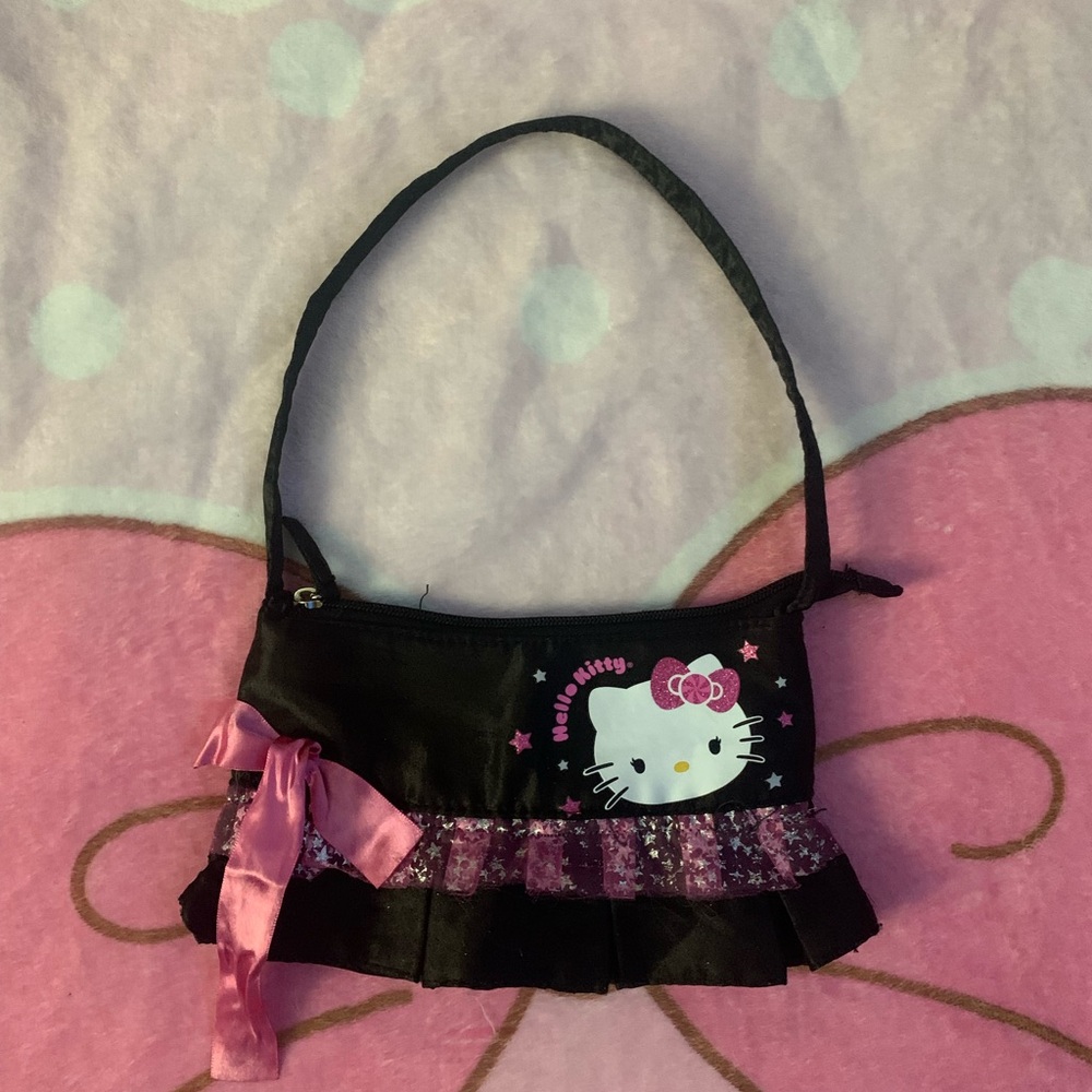 Hello Kitty Black and Pink Skirt Shoulderbag